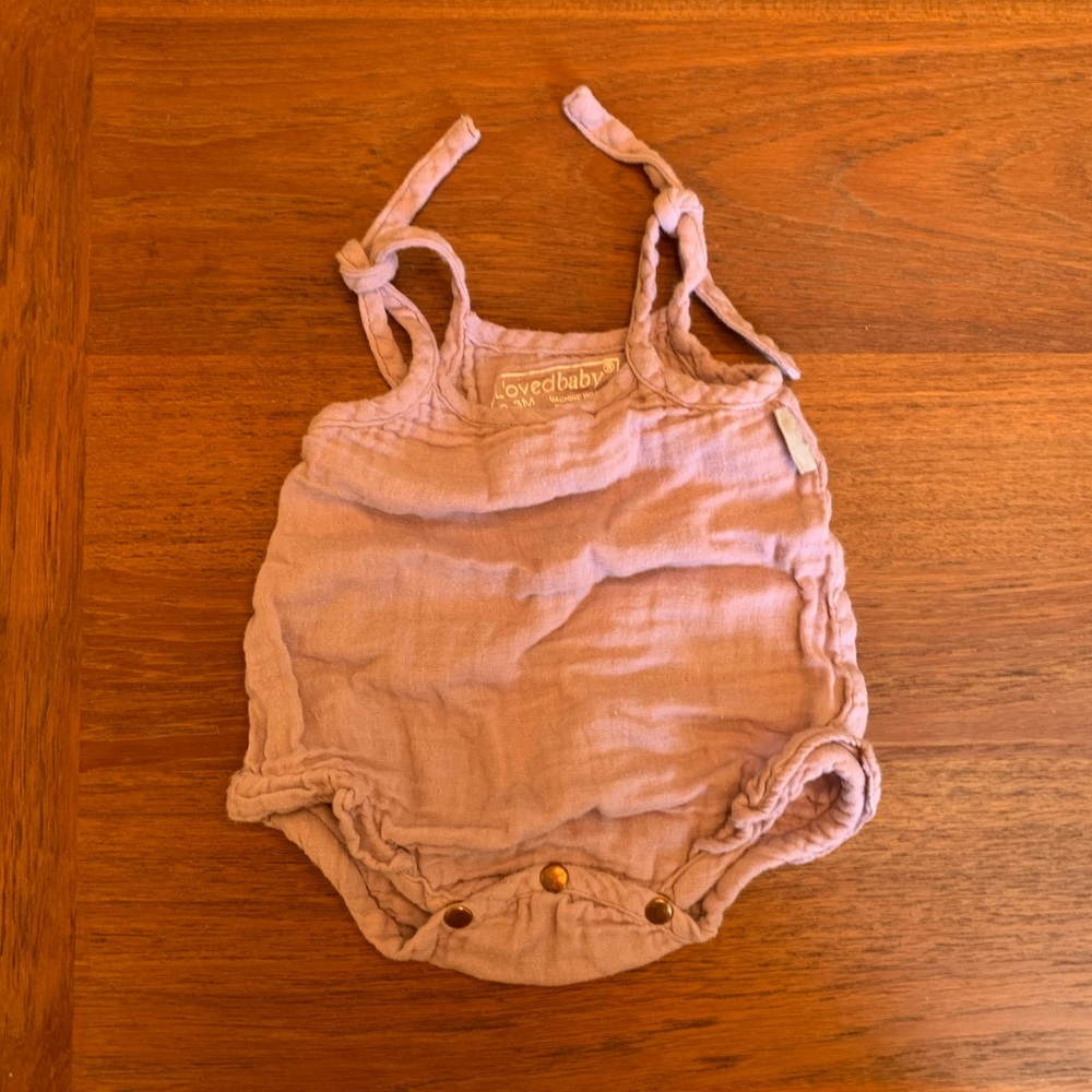 L’ovedbaby summer tank onesie - NB 0-3